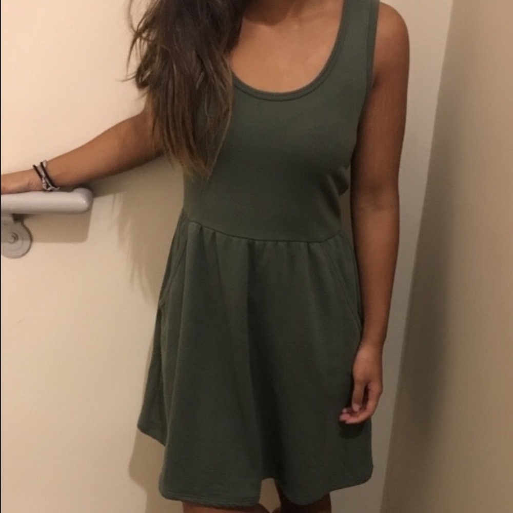 Forever 21 Olive Green Dress